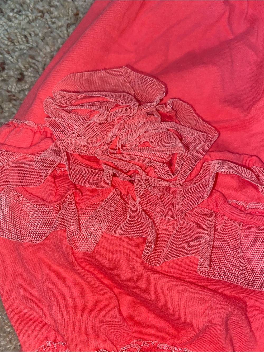 Girls Ruffle Romper - Picture 6 of 7